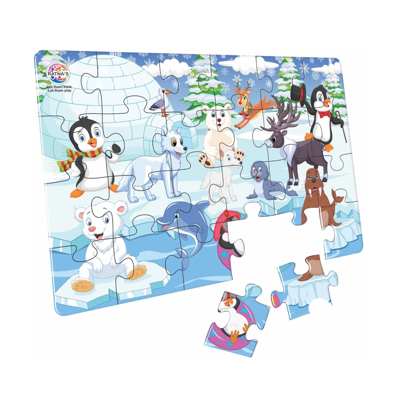 Ratnas Penguin Little Jigsaw Puzzle 24 Pieces for Kids 3+ Years (B0BNBSPC7P) Amazon Price History, Amazon Price Tracker