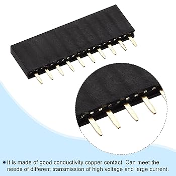 一重ページ Amazon.co.jp: uxcell ストレートピンヘッダー 1列4P 6P 8P 10P