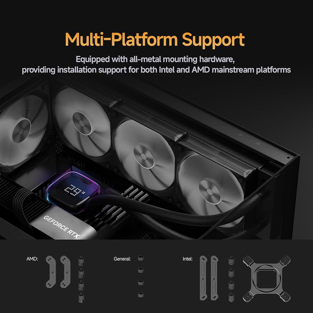 Amazon.com: Ocypus Iota L36 Digital 360mm AIO CPU Liquid Cooler, 3