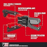 Vista 3 de CRAFTSMAN V20 Cordless Lopper, 6 inch, Bare Tool Only (CMCCSL621B)