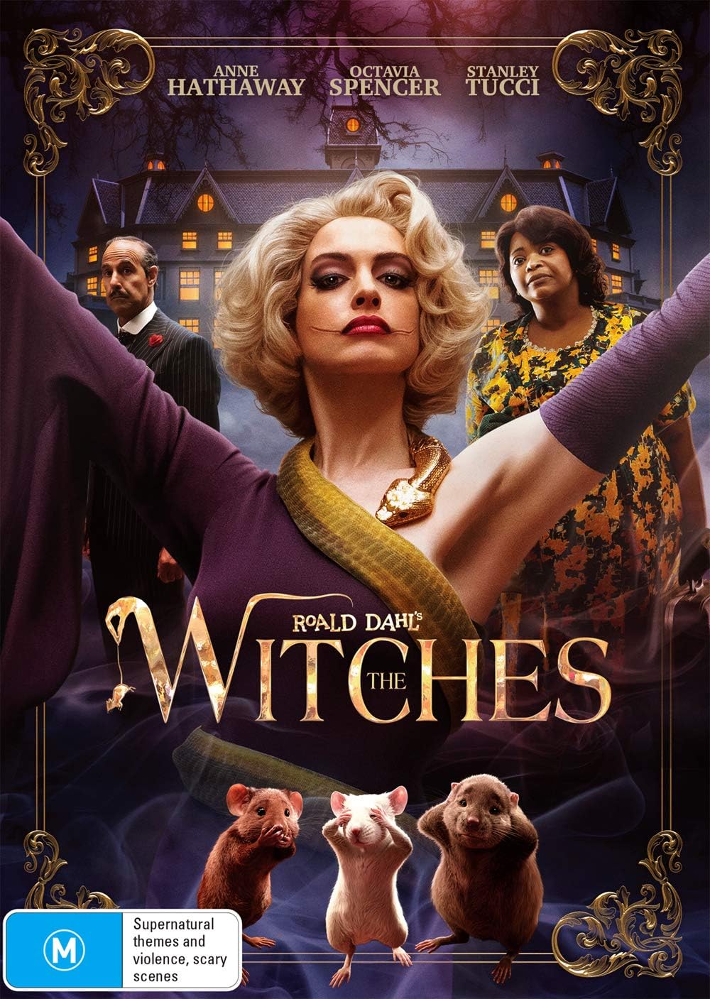 The Witches (2020) (DVD) Robert Zemeckis, Chris Rock (Voice), Anne