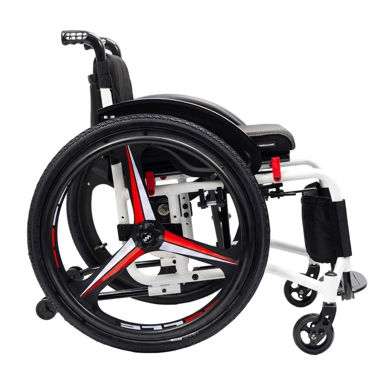Silla de Ruedas Deportiva Plegable Aluminio 14kg para Viajes y Exterior (A,Seat width 42cm)