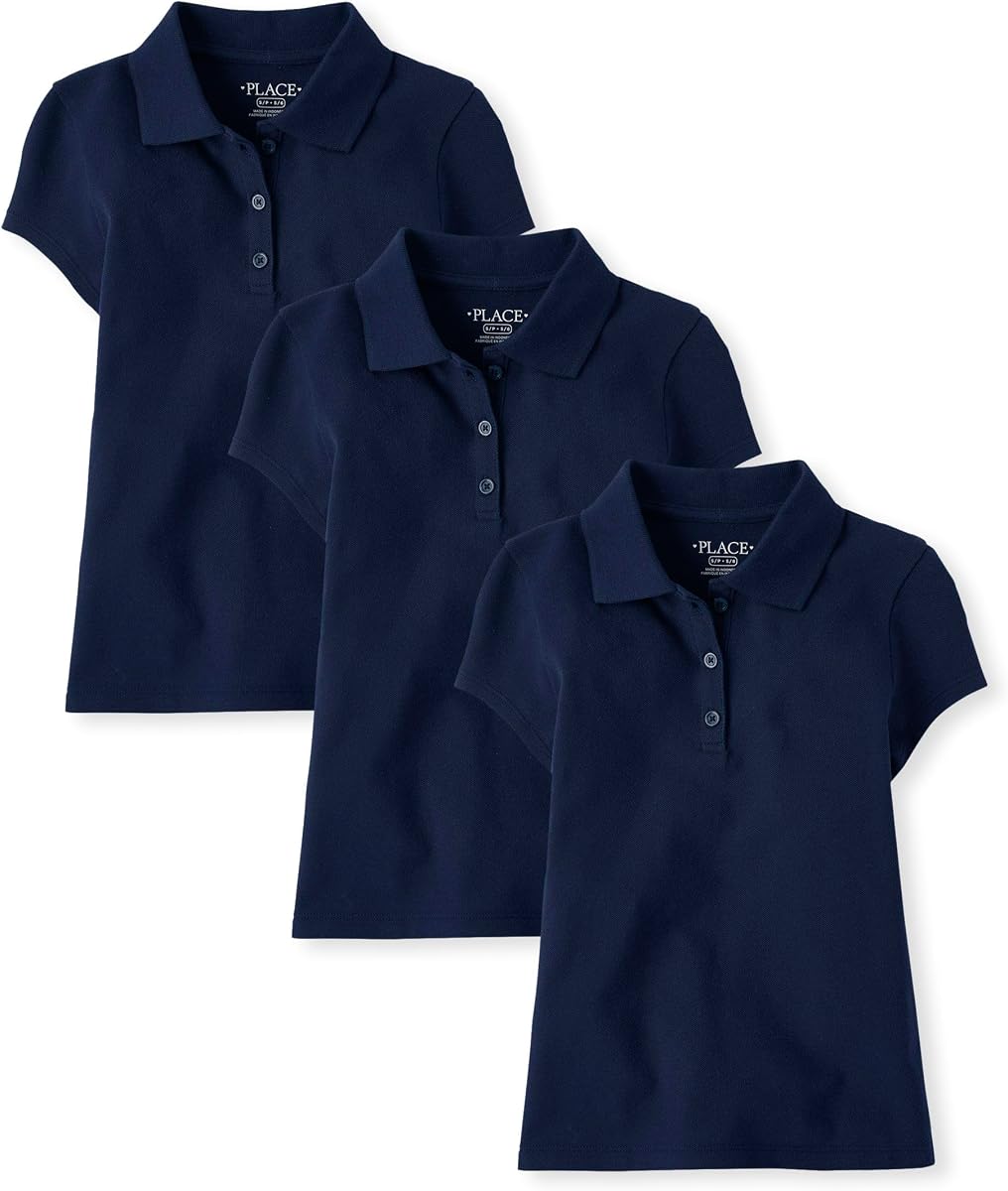 Polo de piqué de manga corta multipack de The Children's Place