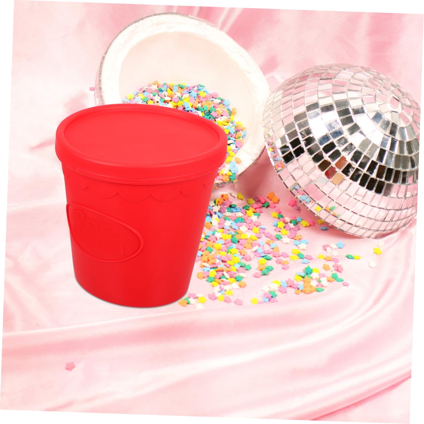 MAGICLULU 3st Popcorn-eimer Popcorn-boxen Für Partys Wiederverwendbare Popcornbehälter Popcornhalter Snackbehälter Filmabend-popcorn-bowl Eimer Für Party-snacks Popcorntüten Kieselgel Rot