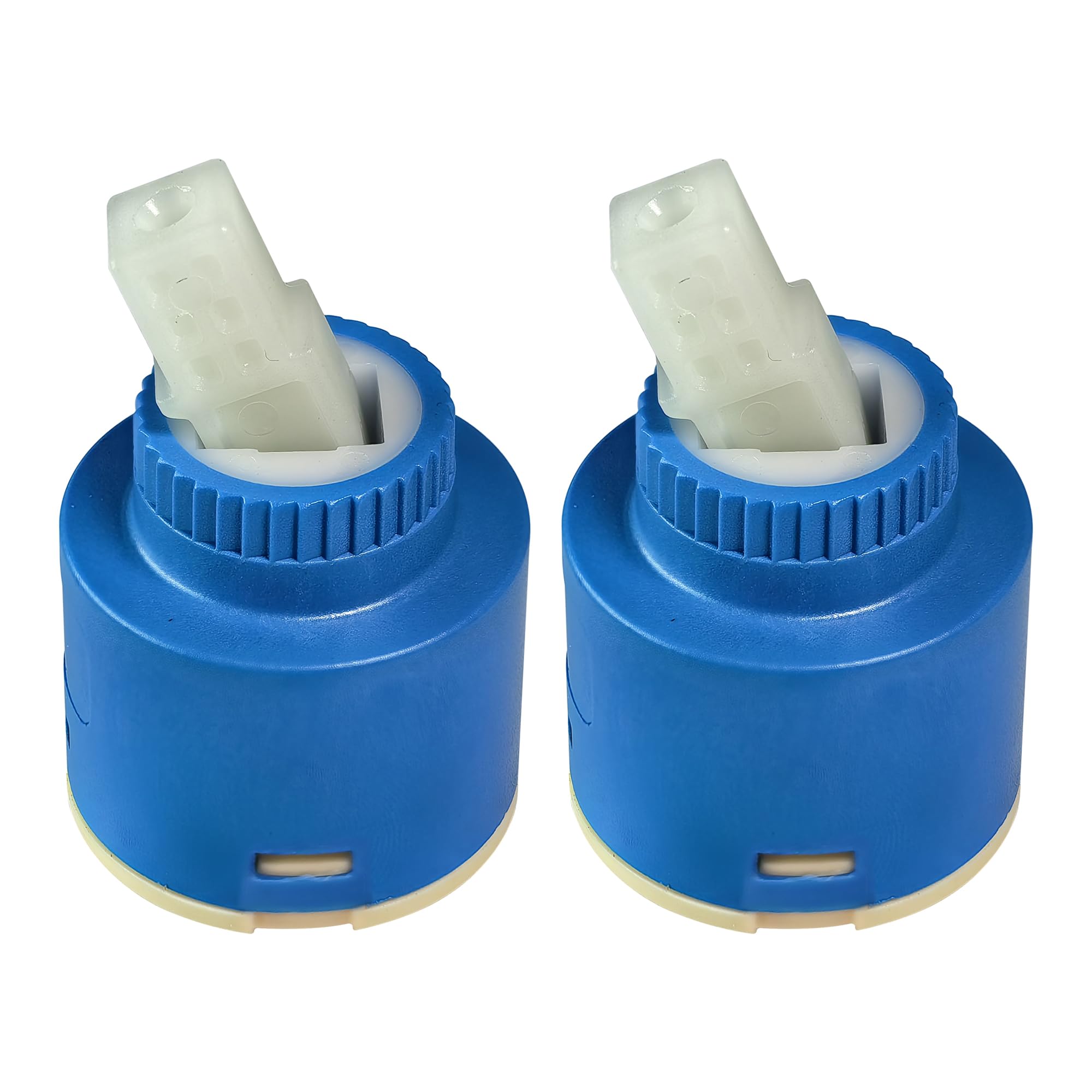 2-Pack 35mm Ceramic Disc Faucet Cartridge Replacement – For Single-Handle Bathroom & Kitchen Waterfall Faucets