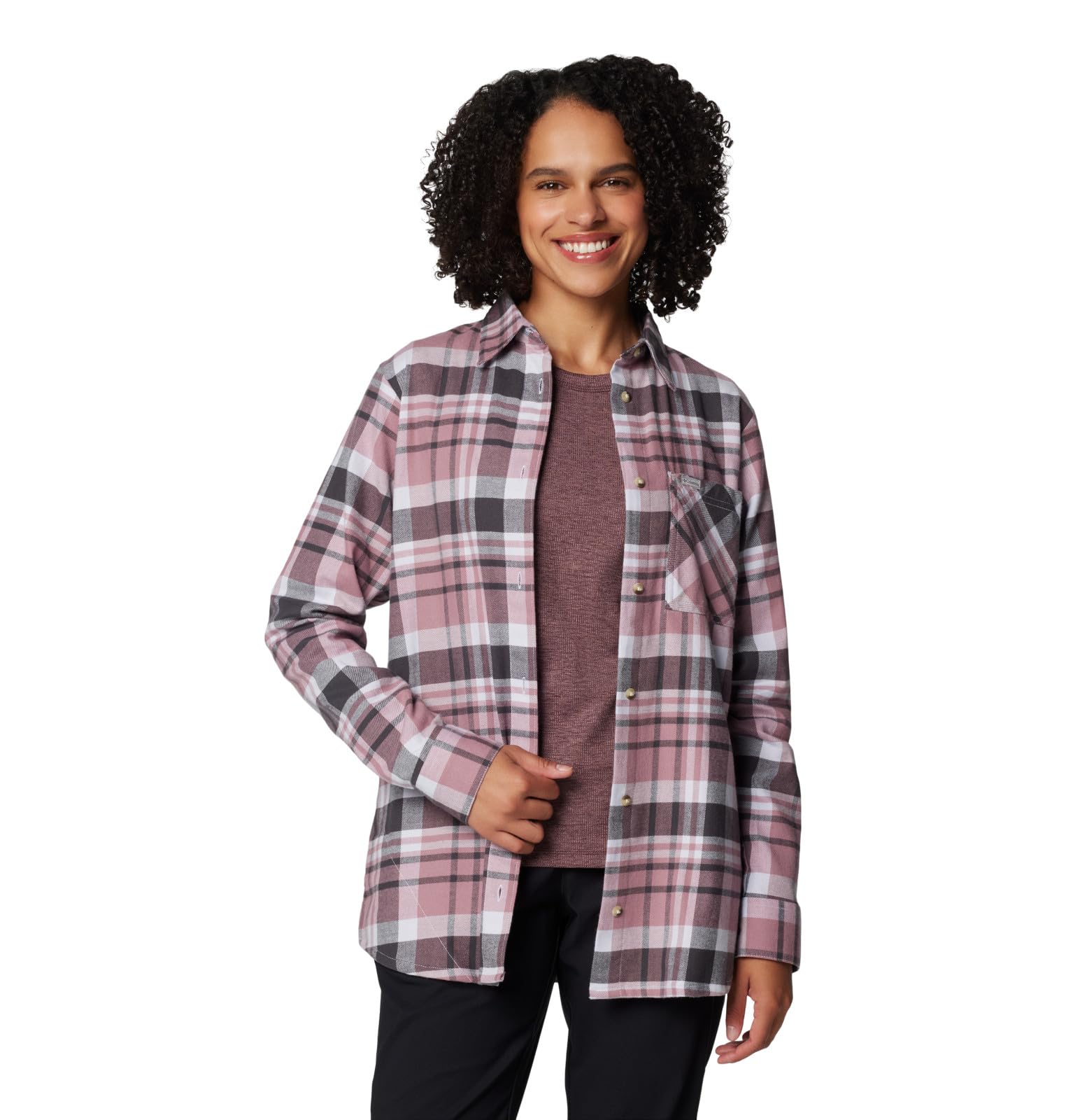Columbia Damen Calico Basin Flannel Long Sleeve Shirt Calico Basin Langarm-Flanellhemd