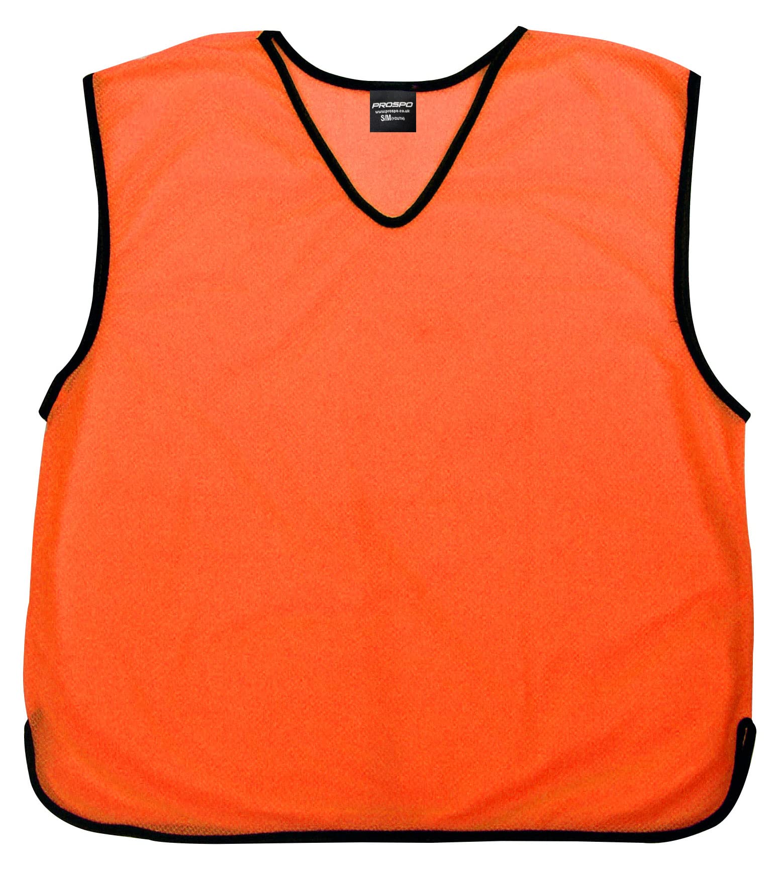 Prospo Sports Training Bibs Football Soccer Rugby Mesh Bibs (Orange, Mens (Large to XL))