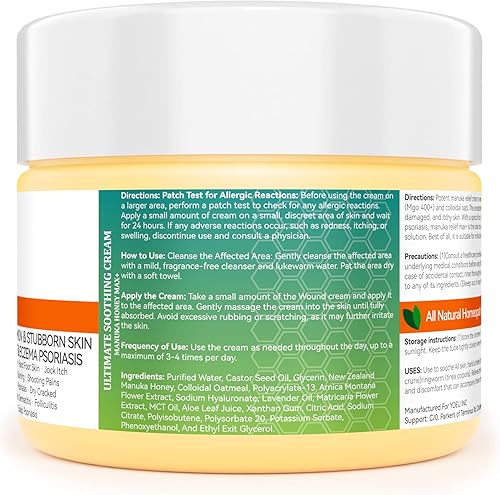 Miniatura 9 de Productos de cuidado de alivio curativo acelerado de miel de manuka orgánica natural, crema avanzada, crema para llagas de lecho de glúteos,