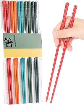 5 Pairs Dishwasher Safe Fiberglass Chopsticks Set 5 Pairs Dishwasher Safe Fiberglass Chopsticks Set