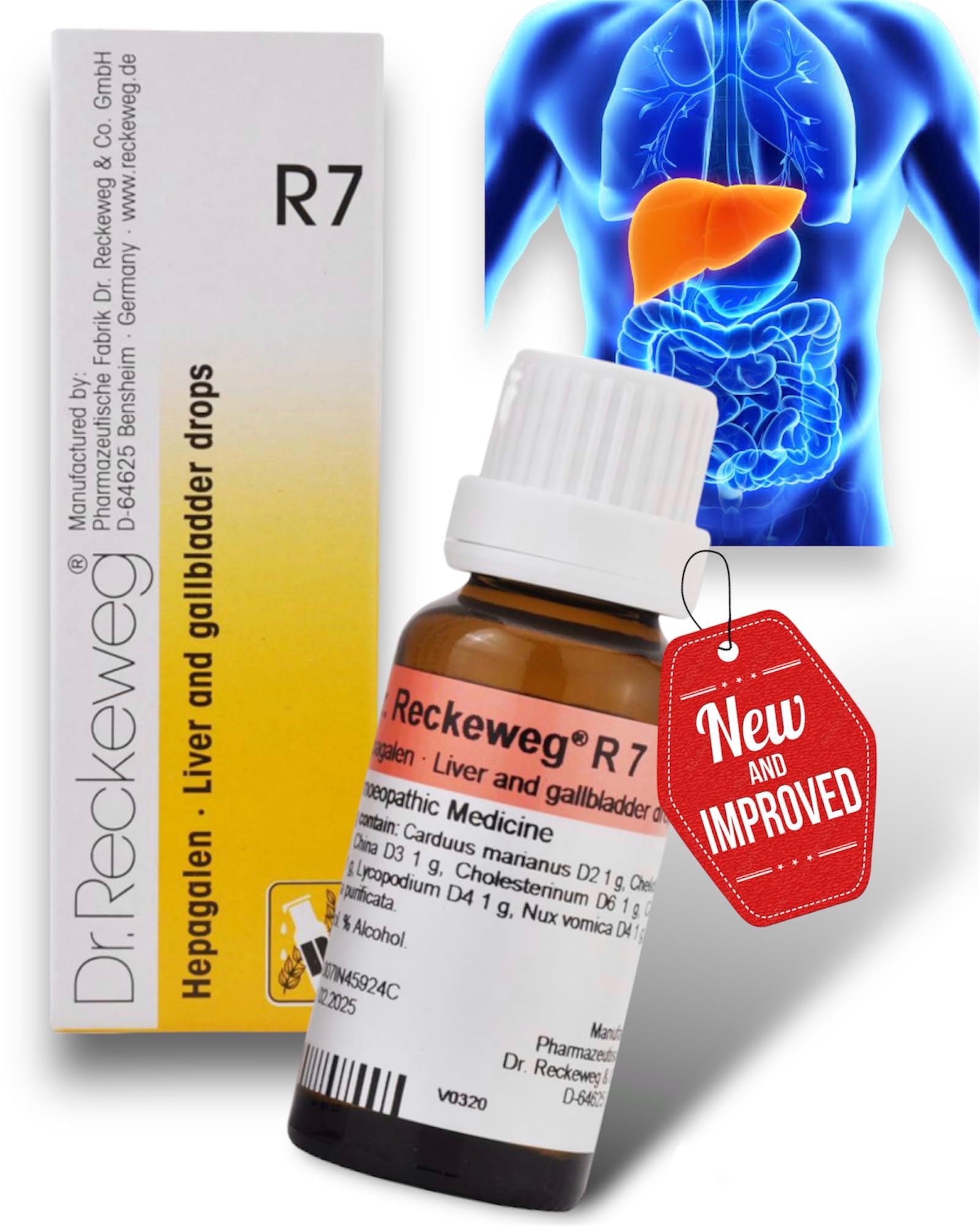 Dr Reckeweg R7 Homeopathic Medicine- Hepagalen 22ml (B0CH97RL6X) Amazon Price History, Amazon Price Tracker