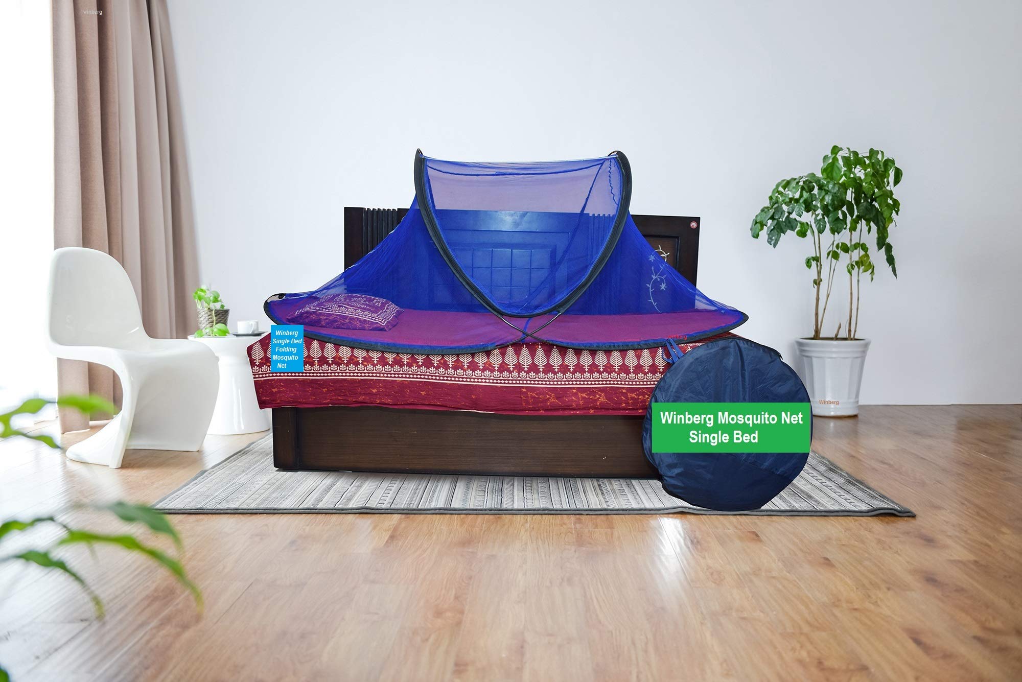 Winberg Mosquito Net Single Bed Mosquito net SNGLBed001-image-7