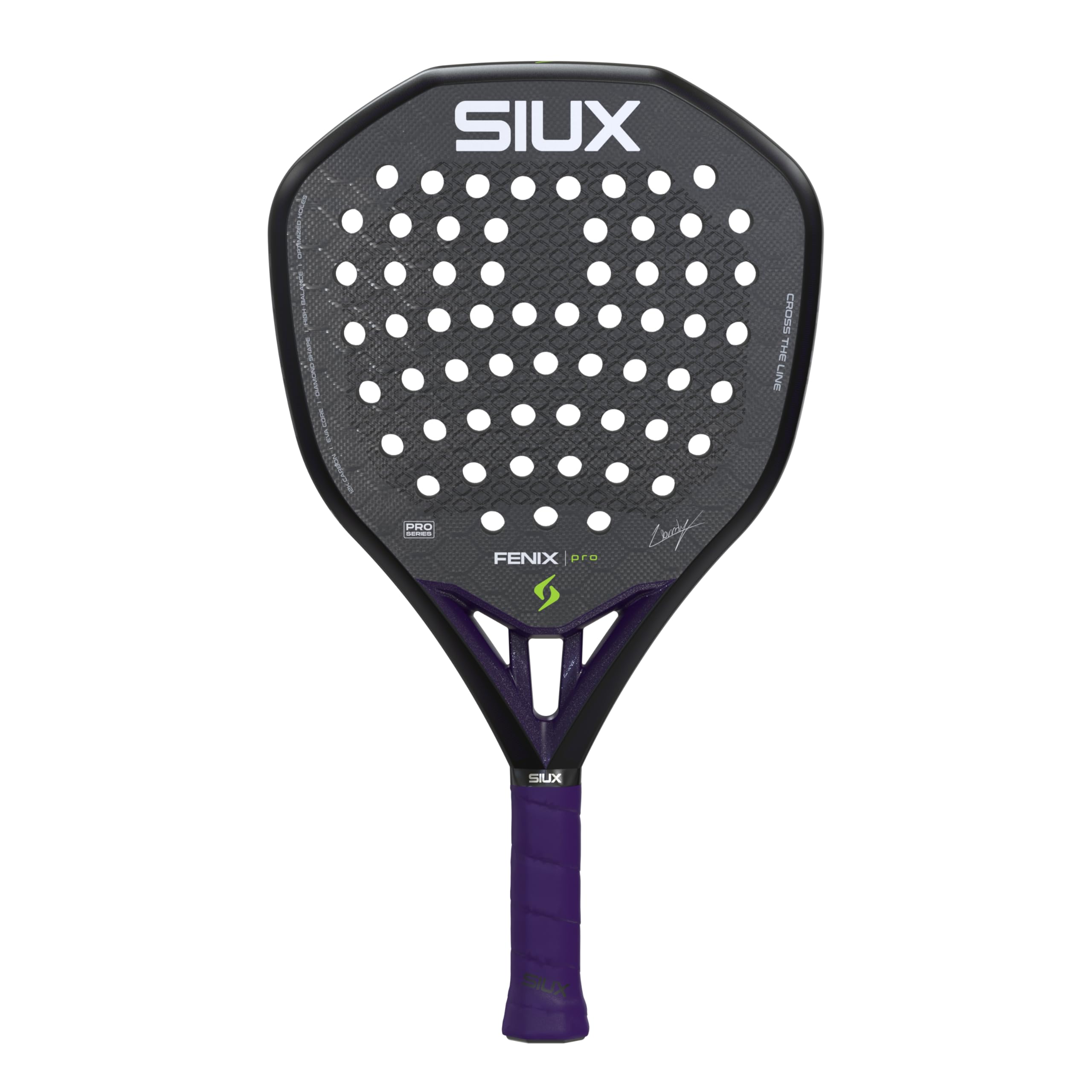 Siux Pala de Pádel Fenix Pro 2026 Black Diamante