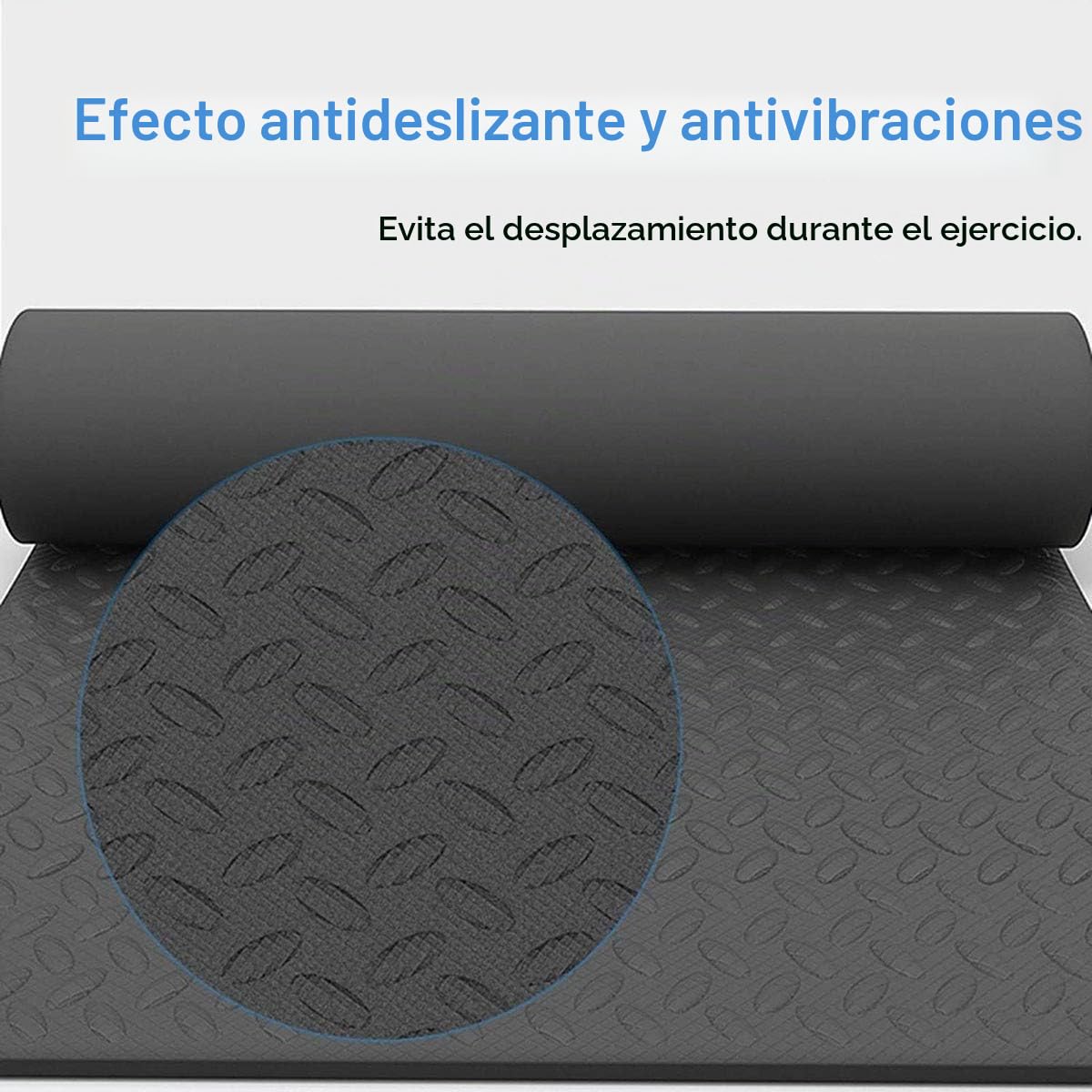 Alfombra para Cinta de Correr, Alfombrilla Protectora de Suelo, Alfombrilla de Caucho Antideslizante EVA con Reducción de Ruido, Esterilla para Equipos Gimnasio 200×100 cm