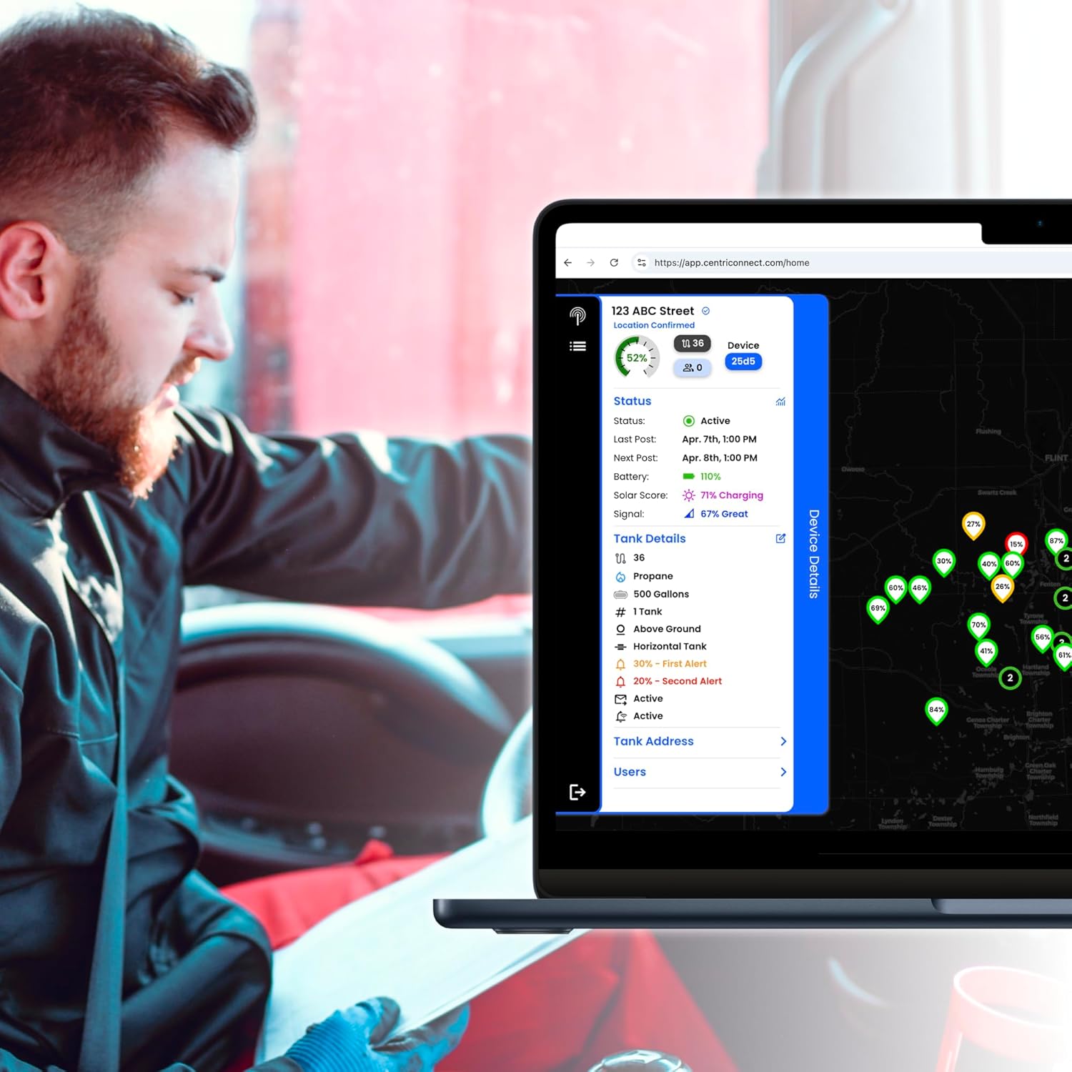 MyPropane | Propane Tank Monitor | No Recurring Fees | Cellular Connectivity | Solar Charging | Above Ground & Underground Tanks