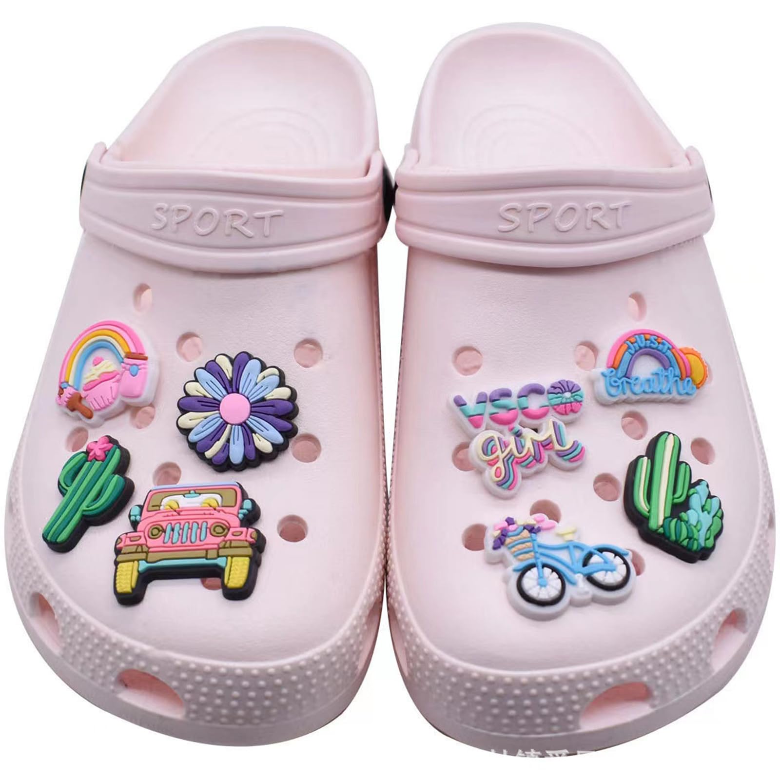 Pack 35 Adornos para Zapatos Zuecos, Shoe Charms, Pins Decorativos para Regalos de Niños Fiesta