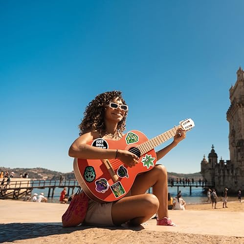 Miniatura 6 de Calcomanías de malezas para adultos, 50 unidades de vinilo para plantas, impermeables, calcomanías de marihuana para patineta, botellas de agua,