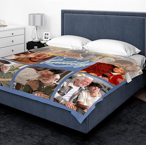 Miniatura 4 de Gowelly Manta personalizada con imagenfoto  Manta de franela personalizada para mujeres y hombres  Manta personalizada para regalos de Navidad, San
