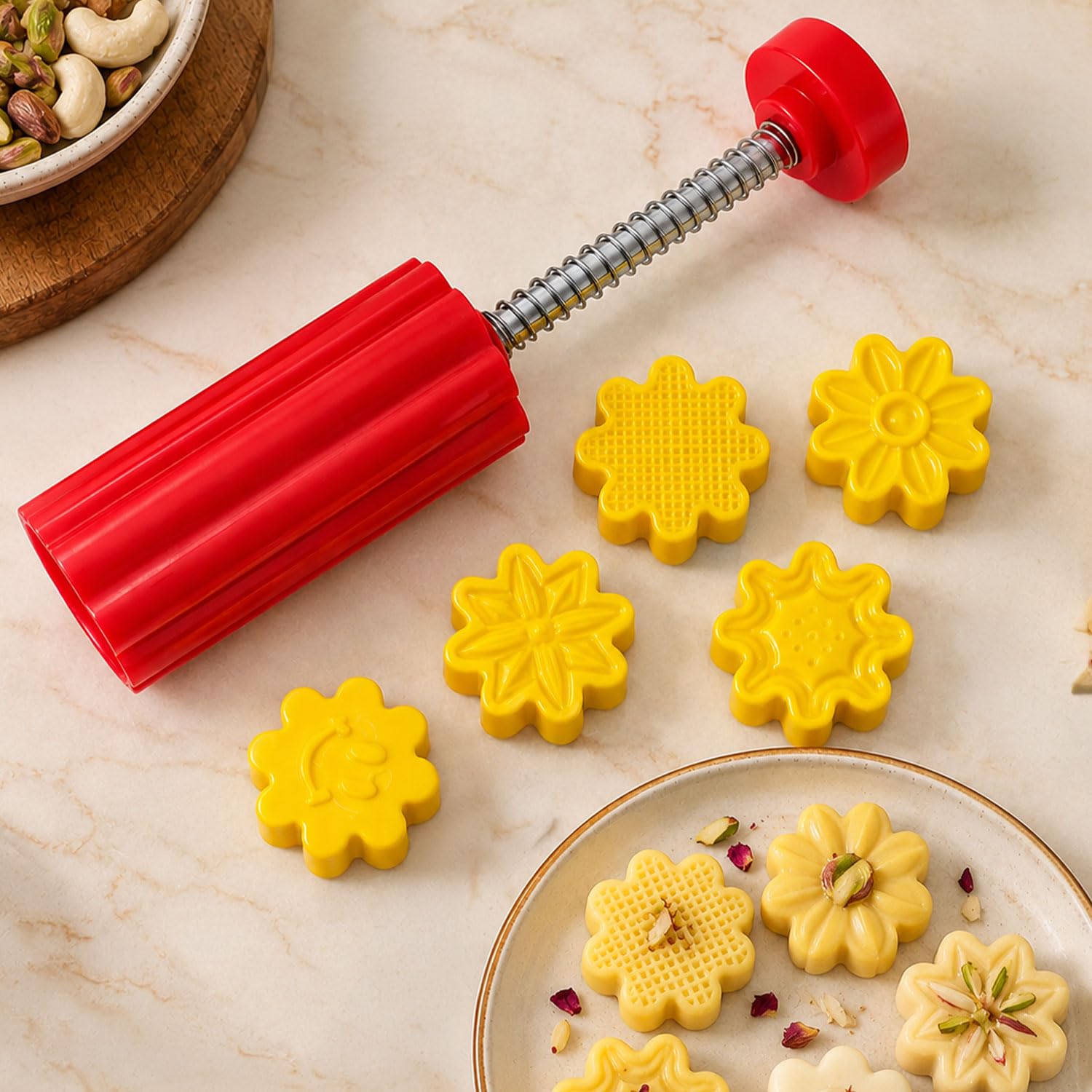 DS Sweet Stamping Cutter - Flower Mould for Peda -1 DS Sweet Stamping Cutter - Flower Mould for Peda -1