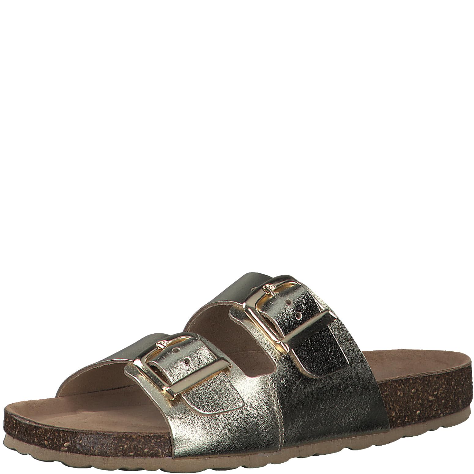 MARCO TOZZI Women's 2-27406-42 Mule, Platinum, 3.5