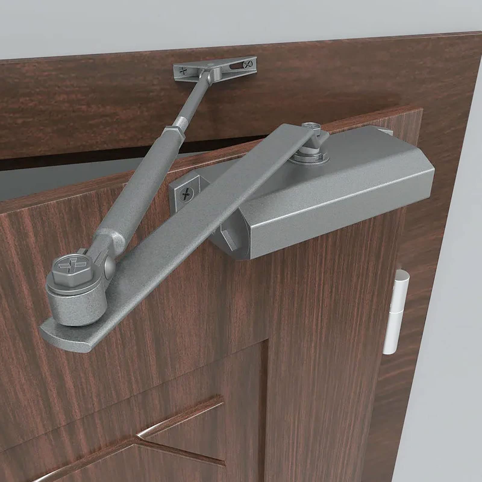 SEHOI 2 Pack Size 3 Automatic Door Closer, Hold Open Door Closer