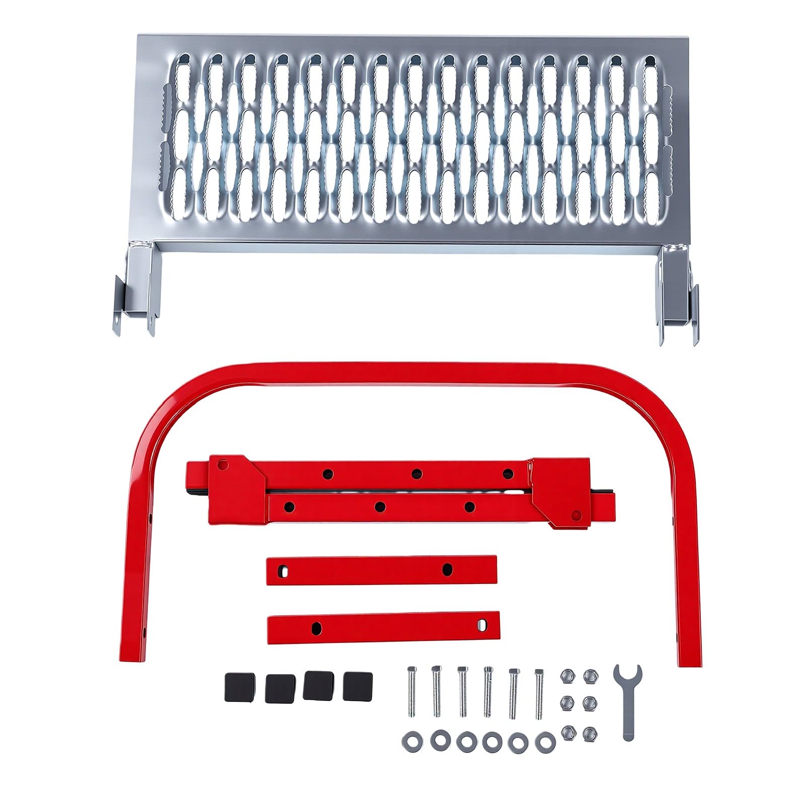 Hyuduo Plegable Escalón para Neumáticos, Hierro Fundido, 149.7 Kg,