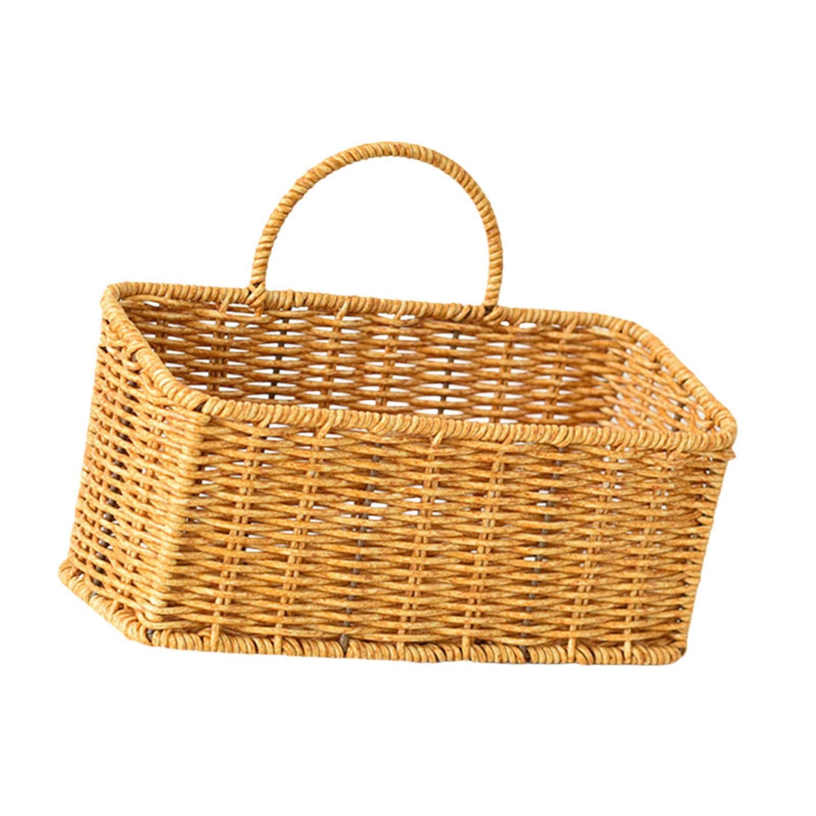 Pixzcsa Storage Basket Fruit Garlic Sundries Organizer Wall Mount Basket Organizer Unique Decorations Adding Style To Storage Solutions Wall Mount Ginger Container