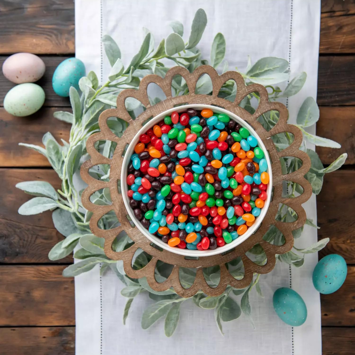 Jolly Ranchers Jelly Beans – 2 lb Bulk Bag | Assorted Flavors: Strawberry Orange, Blue Raspberry, Watermelon, Grape, & Apple | Perfect for Candy Lovers, Parties, Easter & Gifting