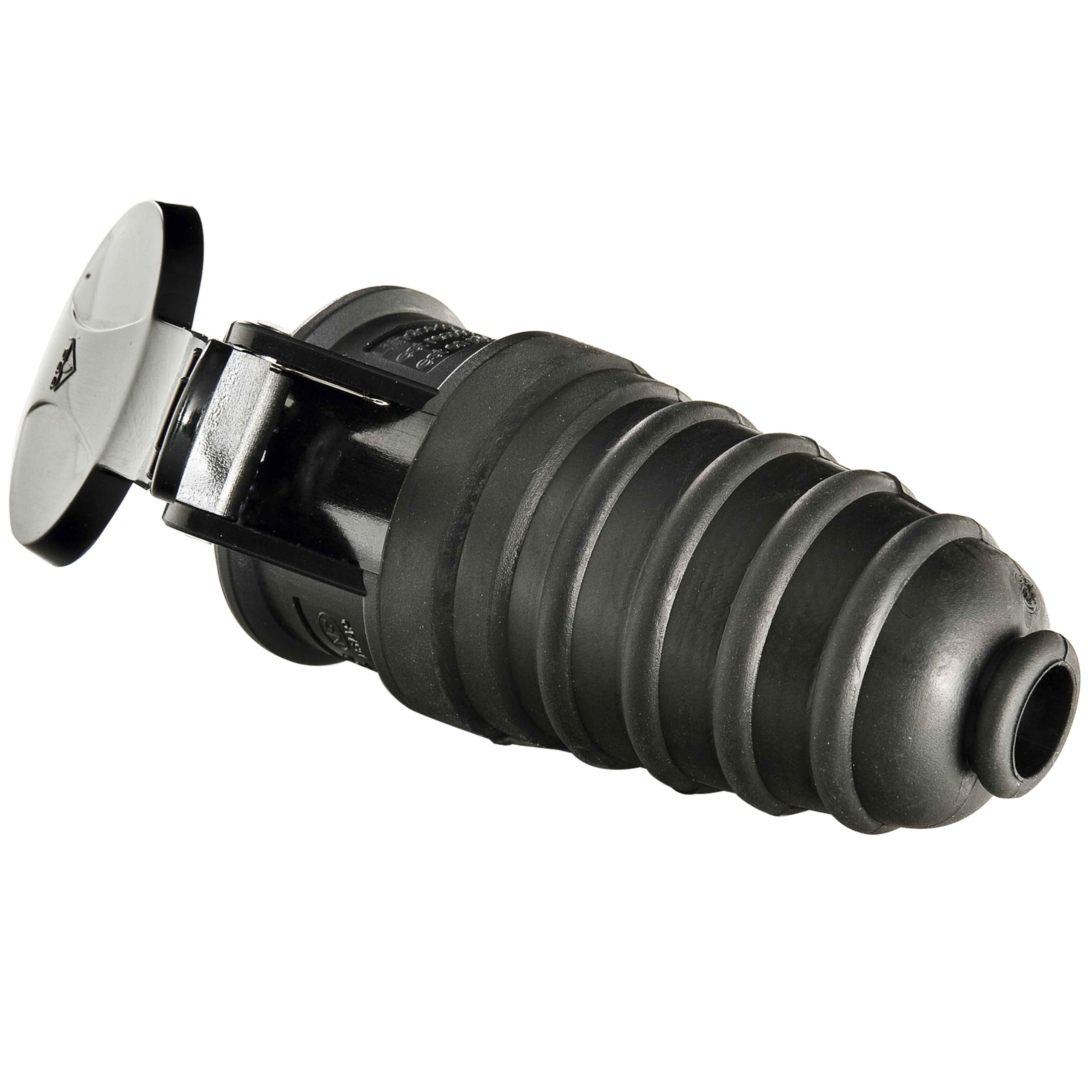 Perel Fiche Robuste En Caoutchouc IP44, Résistante à La Puissance Et