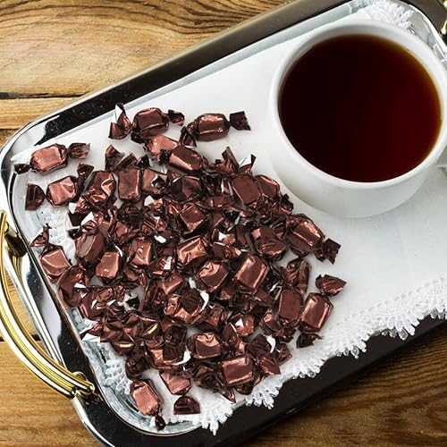 Miniatura 4 de Zazers Caramelo masticable de caramelo marrón  Bolsa de 1 libra de caramelo masticable Zazers Fruity Foil  Sabor caramelo, envuelto individualmente,