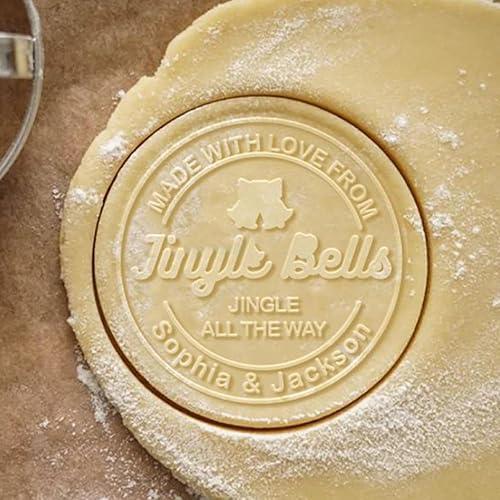 Miniatura 10 de 2023 Custom Christmas Cookie Stamp Set - Personalize Your Name with 3D Printing Great for holiday baking and gift giving