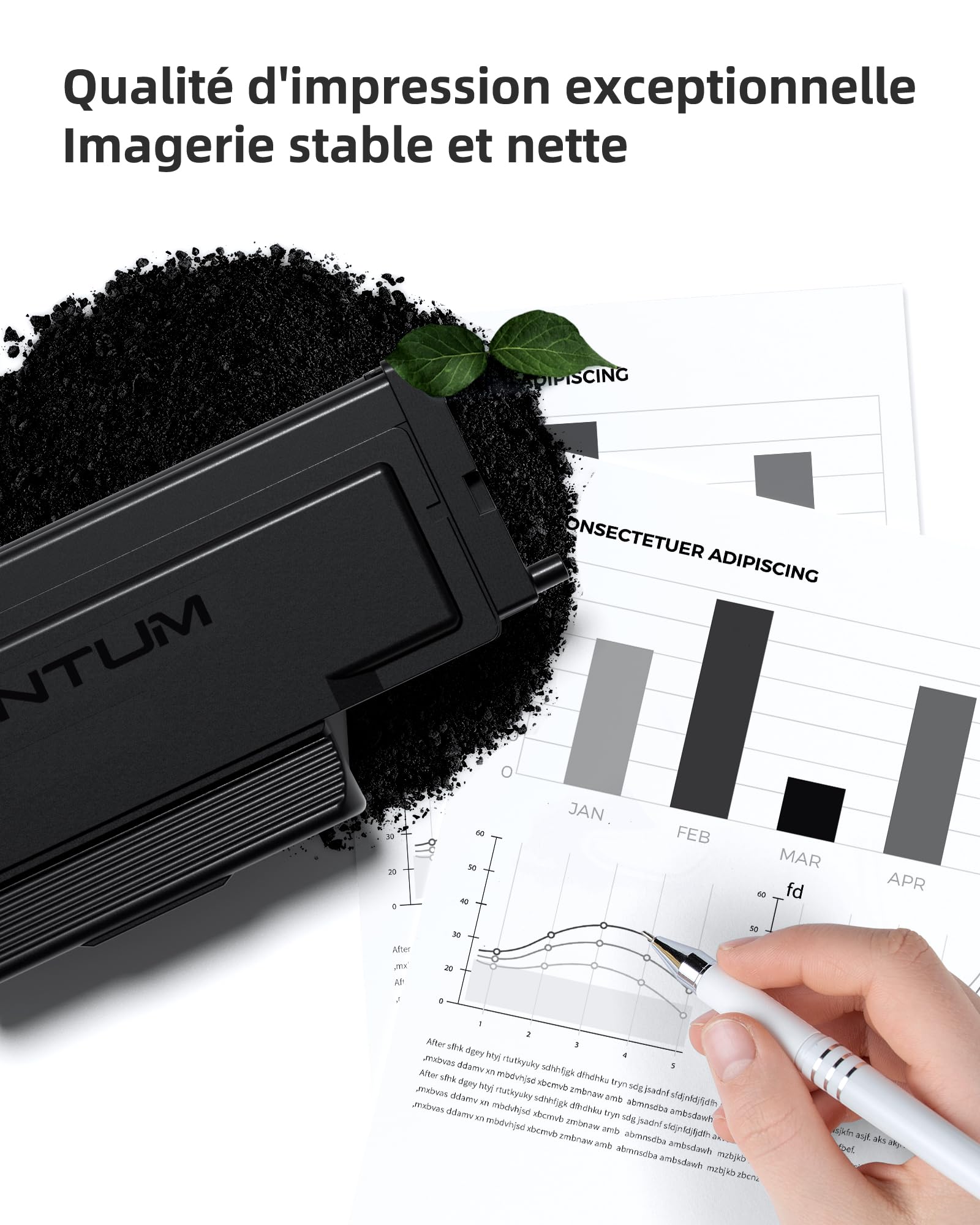 PANTUM Originele TL-A2319 tonercartridge zwart, compatibel met laserprinter BP2309W BM2309W BM2309AW BP2300W BM2300W BM2300W BM2300AW, capaciteit tot 1.000 pagina's