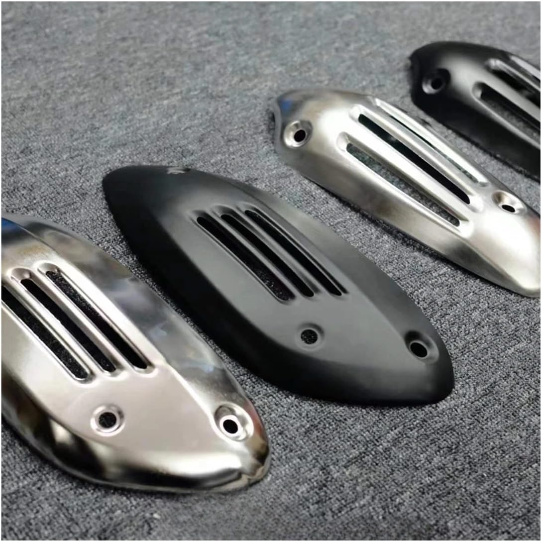 for Vespa GTS GTV 150 Motorcycle Modified Stainless Steel Blackened Anti-Ironing Exhaust Pipe Heat Shield Heat Shield Wraps