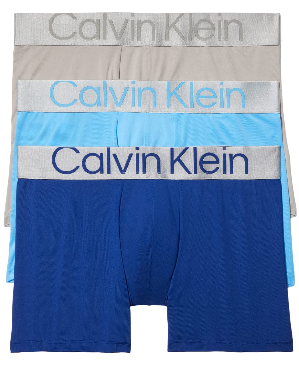 Calvin Klein Mens Sustainable Steel Micro Pack Boxer Brief