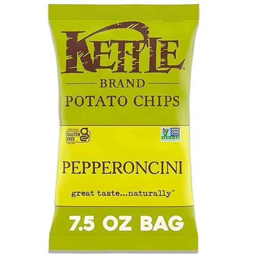 Kettle Brand Papas fritas Pepperoncini, 7.5 Oz