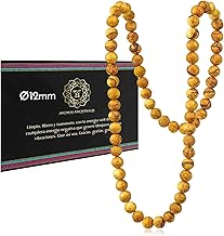 MUT22 Collier Palo Santo, Bijou Sacré aux Propriétés Aromathérapeutiques et Protectrices d'Origine Péruvienne