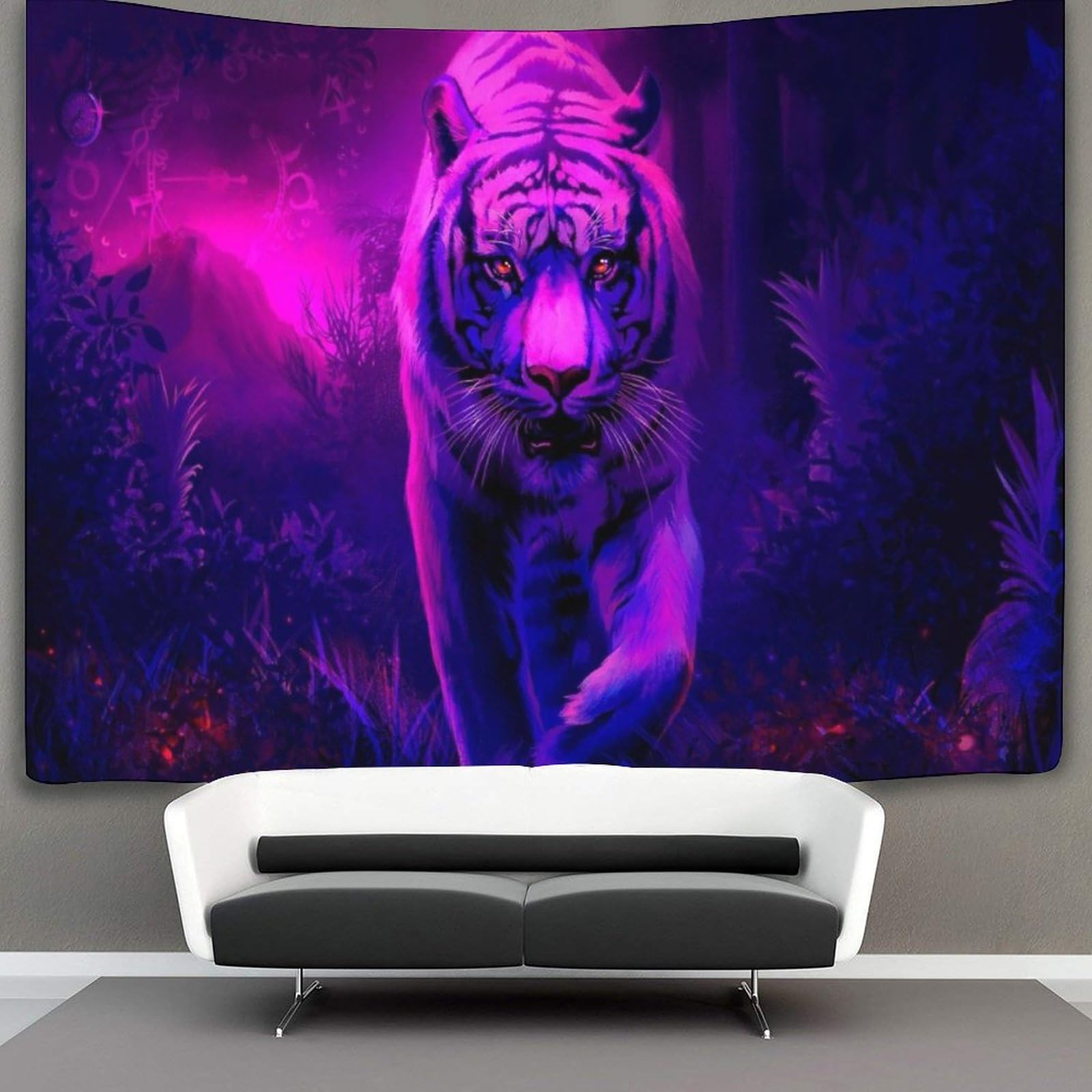 kaiyun Tiger Tapestry Wall Hanging,Animal for Bedroom Decor Birthday Party Celebration Or Garden Backdrop 180cmx230cm