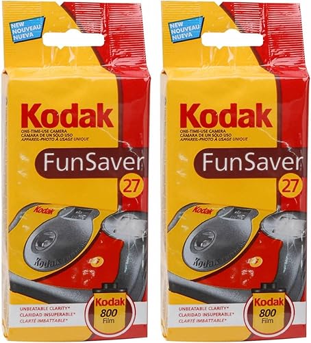 Kodak Funsaver - Cámara de película de uso único (paquete de 2)
