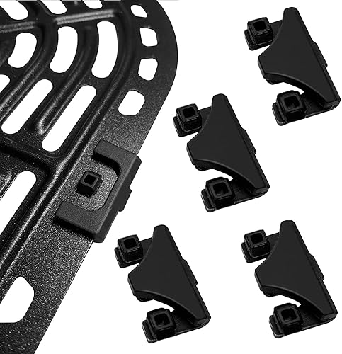 Bandeja de goma para freidora de aire para freidora de aire instantánea, 4 piezas de repuesto para freidora de aire profesional, pestañas de goma,