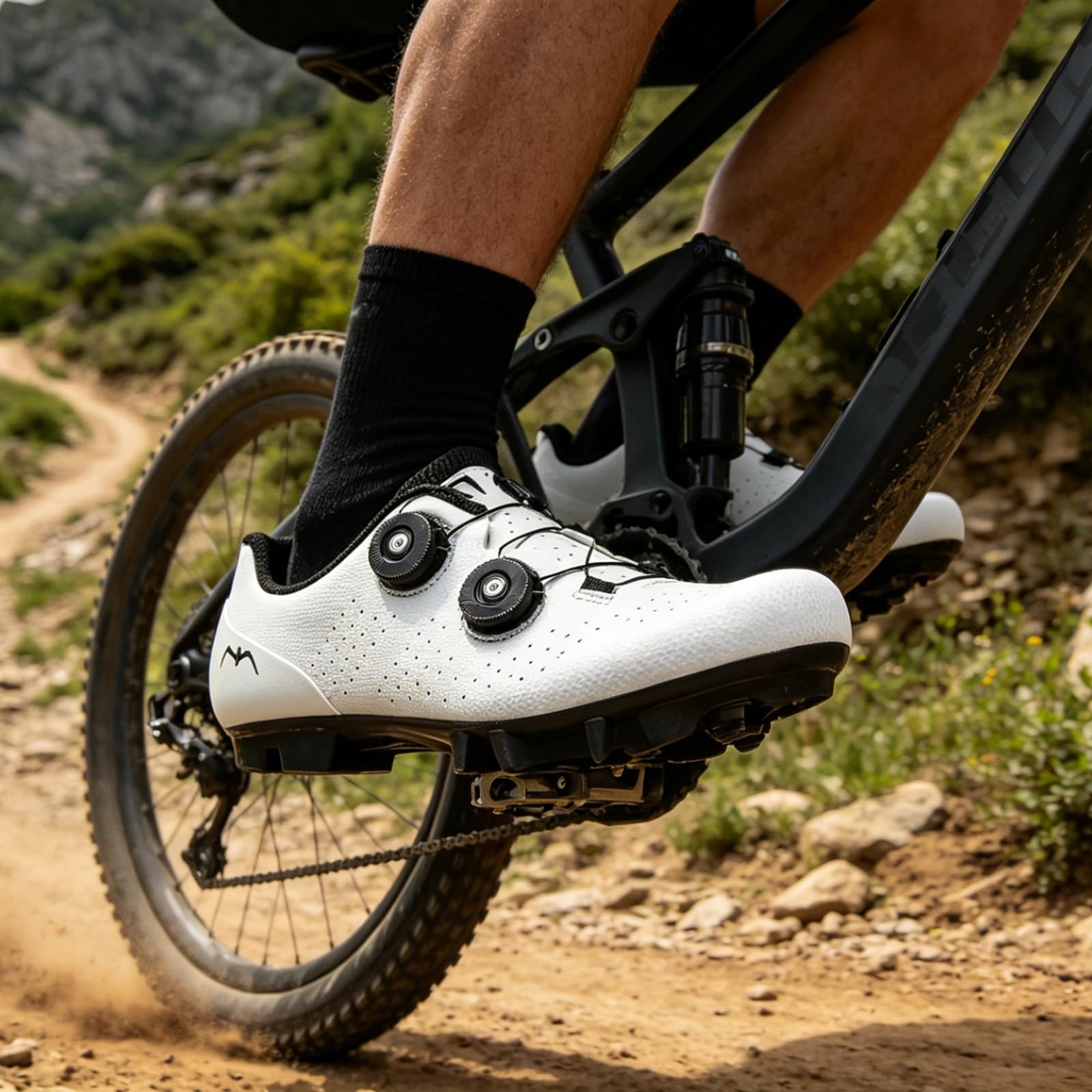 Zapatillas Ciclismo Montaña Hombre Mujer Compatibles con Calas SPD Zapatillas MTB Bicicleta Ligeras para Rutas Y Actividades Al Aire Libre