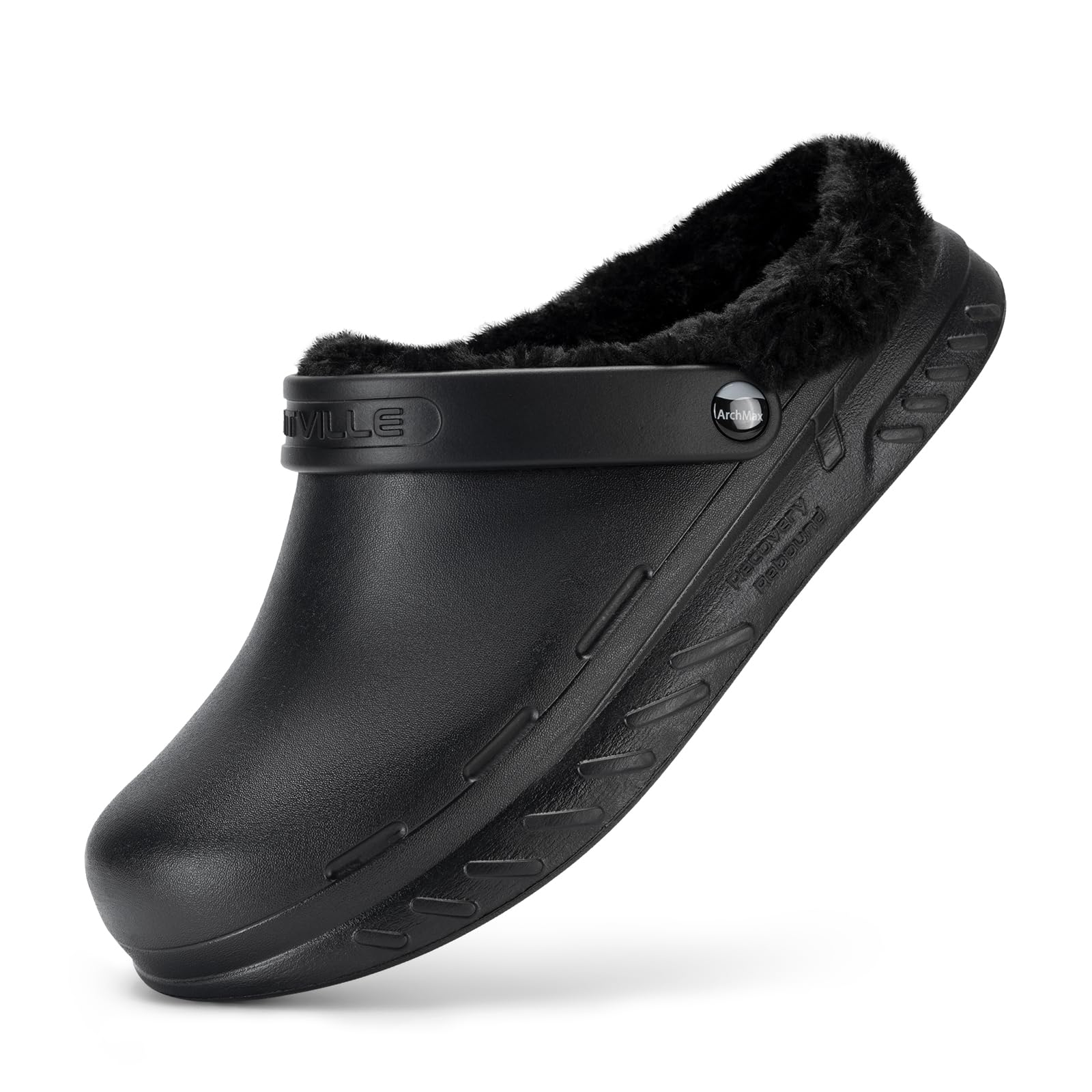 Fuzz Lined Crocs Men Fur Fur Lined Crocs Black Winter Crocs Fleece