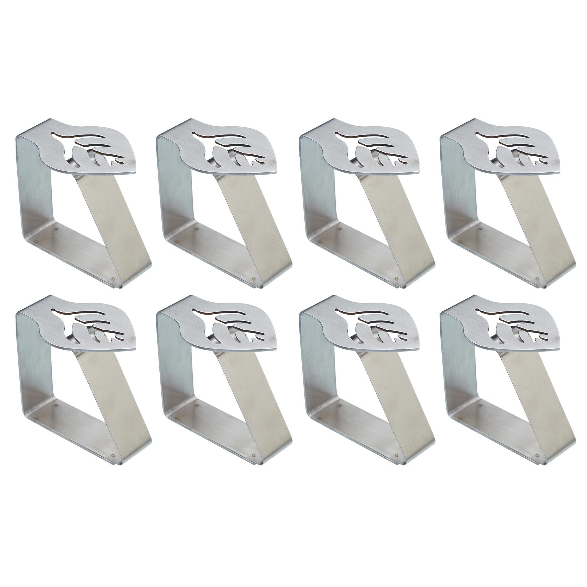 Trimming Shop Leaf Design Tablecloth Clips, Table Cover Clamps - 8pcs Set