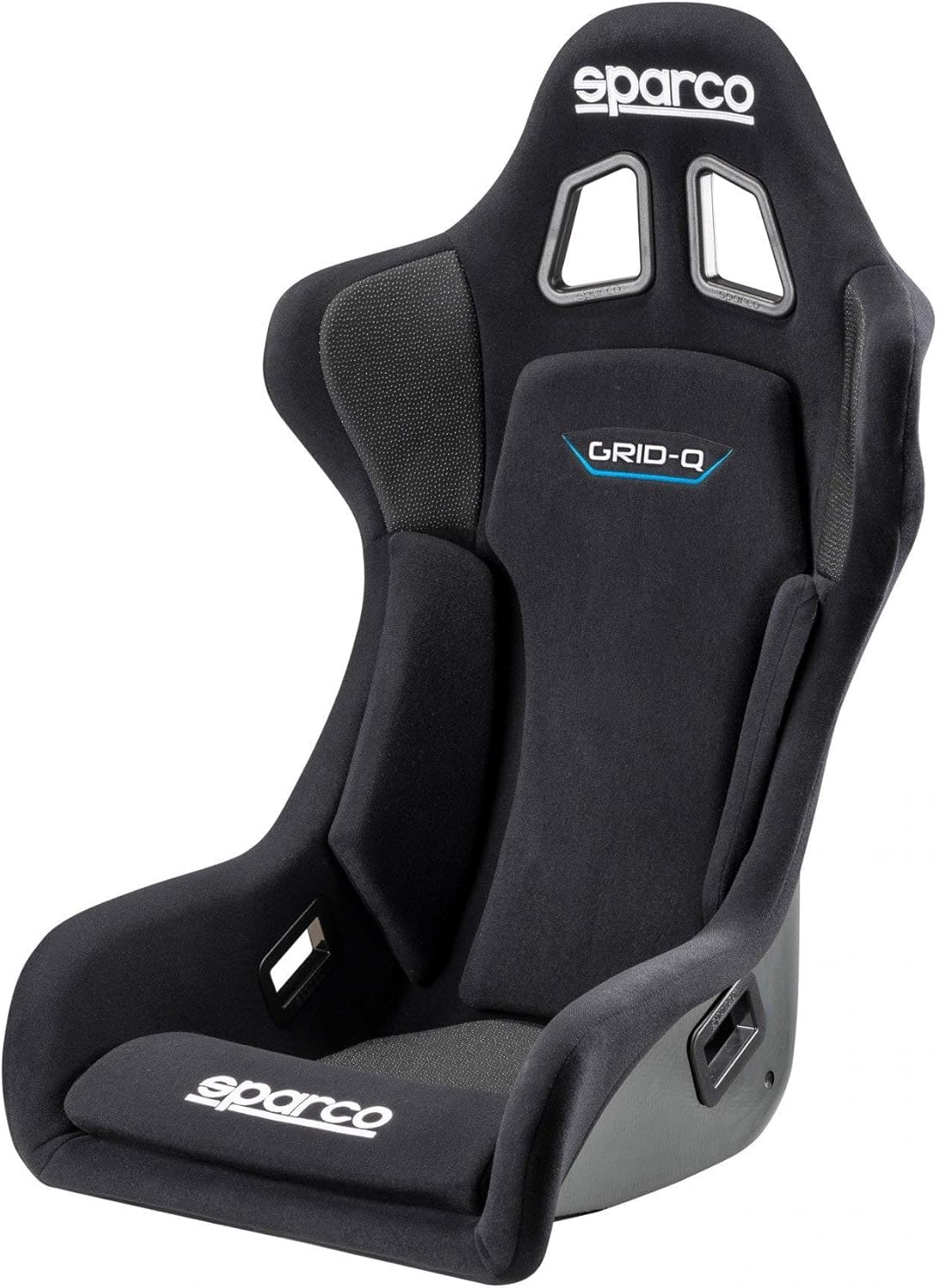 Sparco Seat Grid II Qrt & 004901NR Seitenmontage Schwarz: Auto, LKW, Fahrerseite, Fiberglas, FIA 8855-1999 Approved, Schwarz