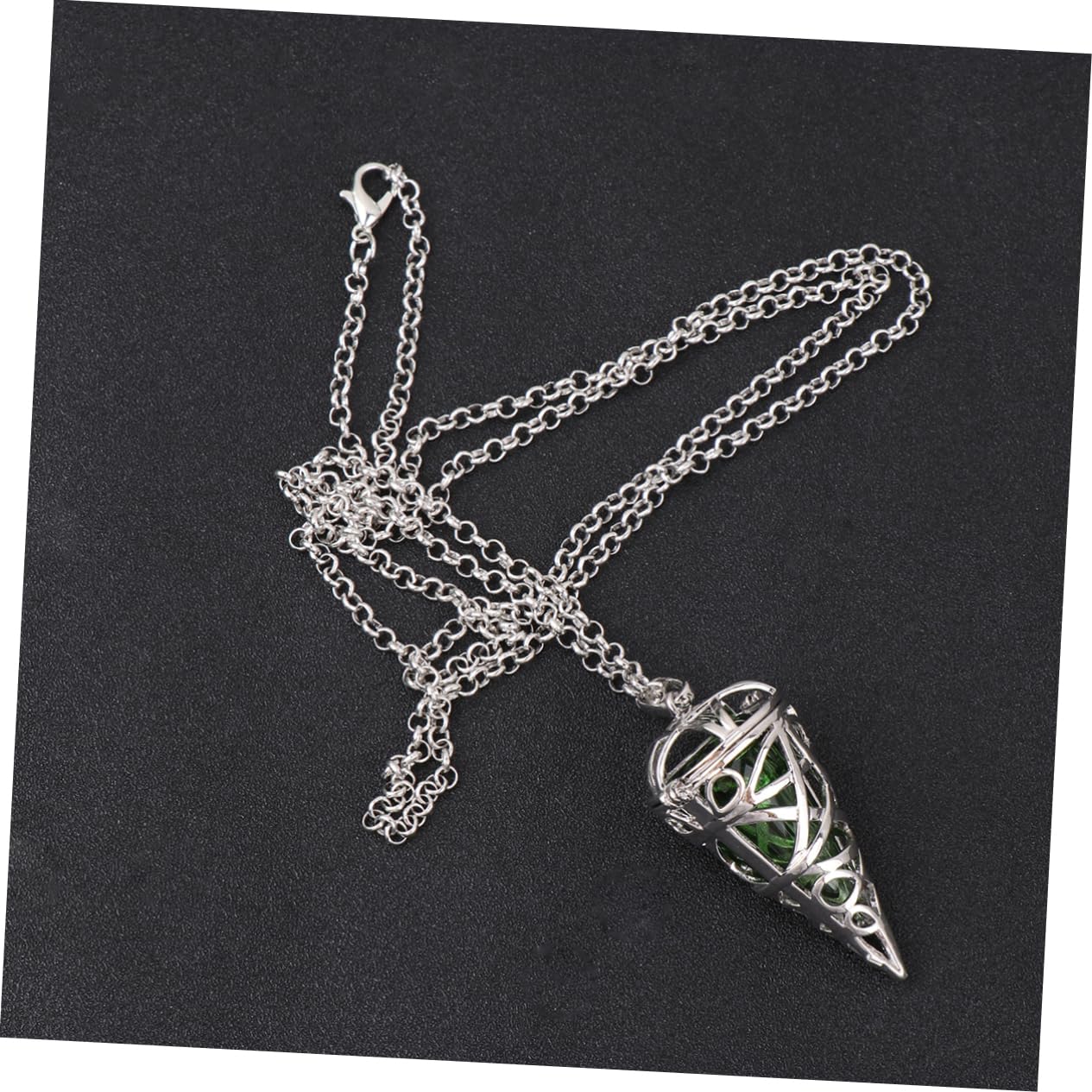 GALPADA Pendente Conico Collane Girocollo Da Donna Gioielli Pendente Scavato Collana Di Aromaterapia Ciondolo Olio Essenziale Collane Di Coppia Diffusori Per Oli Essenziali