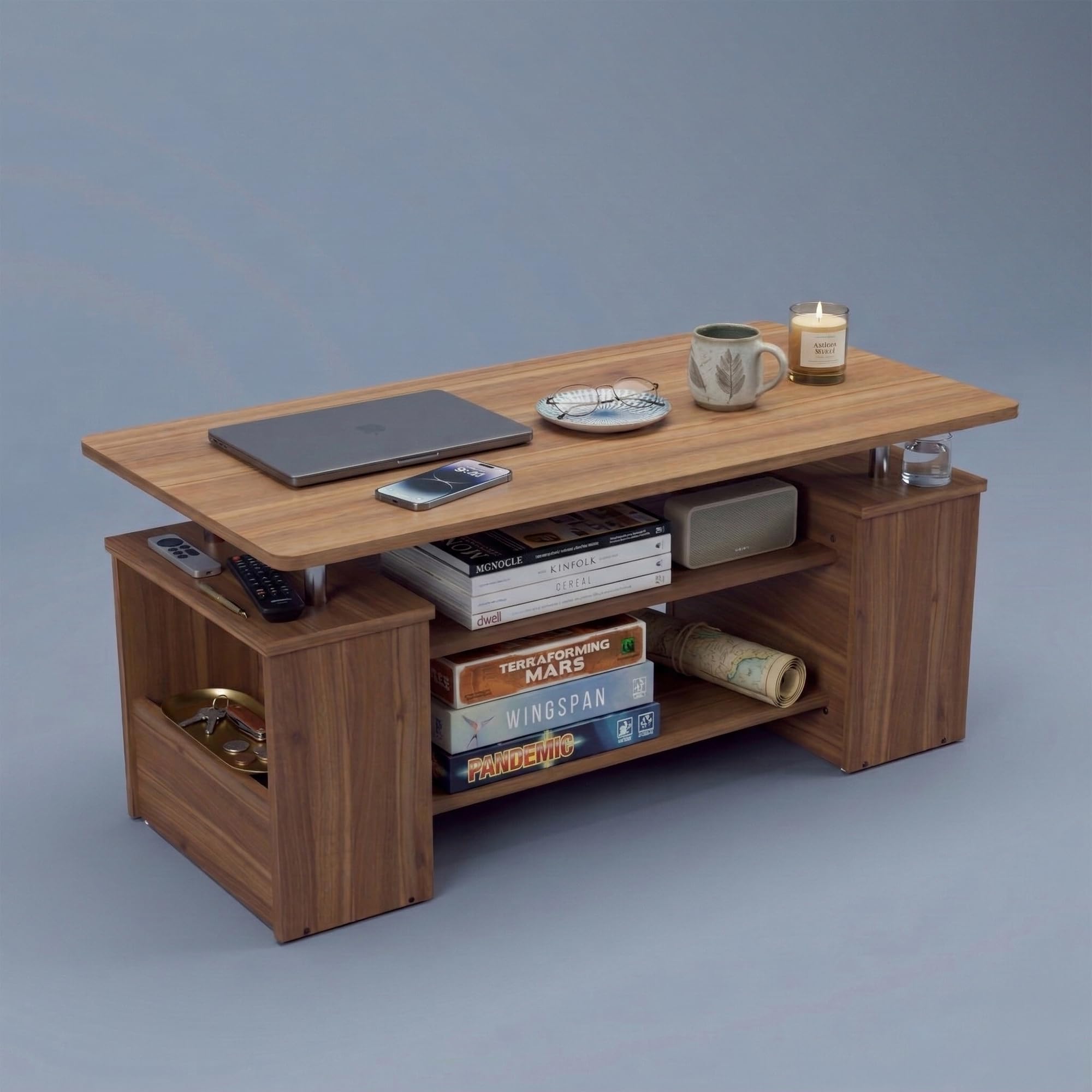 NEUDOT Fizz Engineered Wood Coffee Table |Center Table for Living