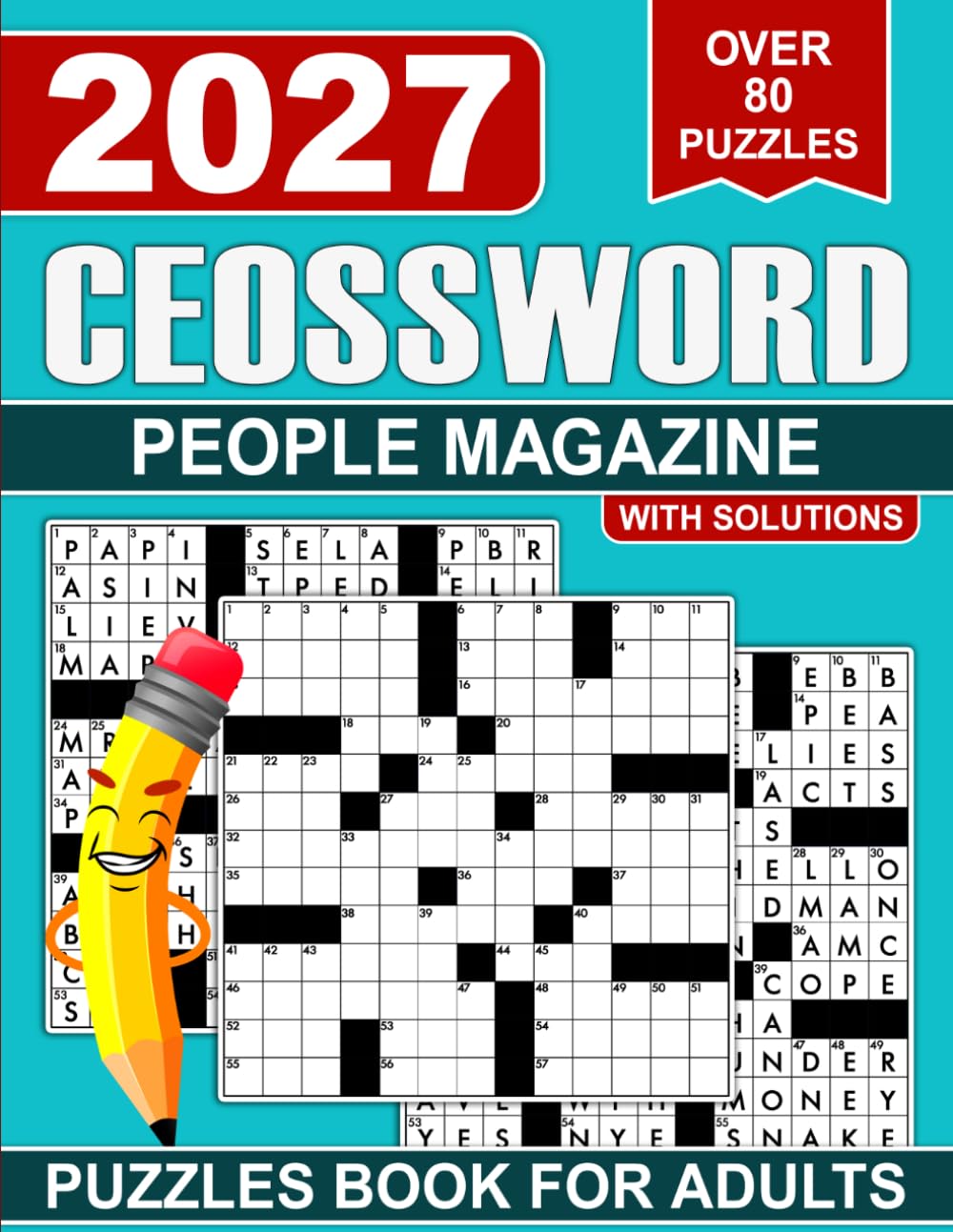 People Magazine Crossword Puzzles Book For Adults 2027: Over 80 Fun and Entertaining Puzzles on Movies, TV, Celebrities, and Pop Culture!