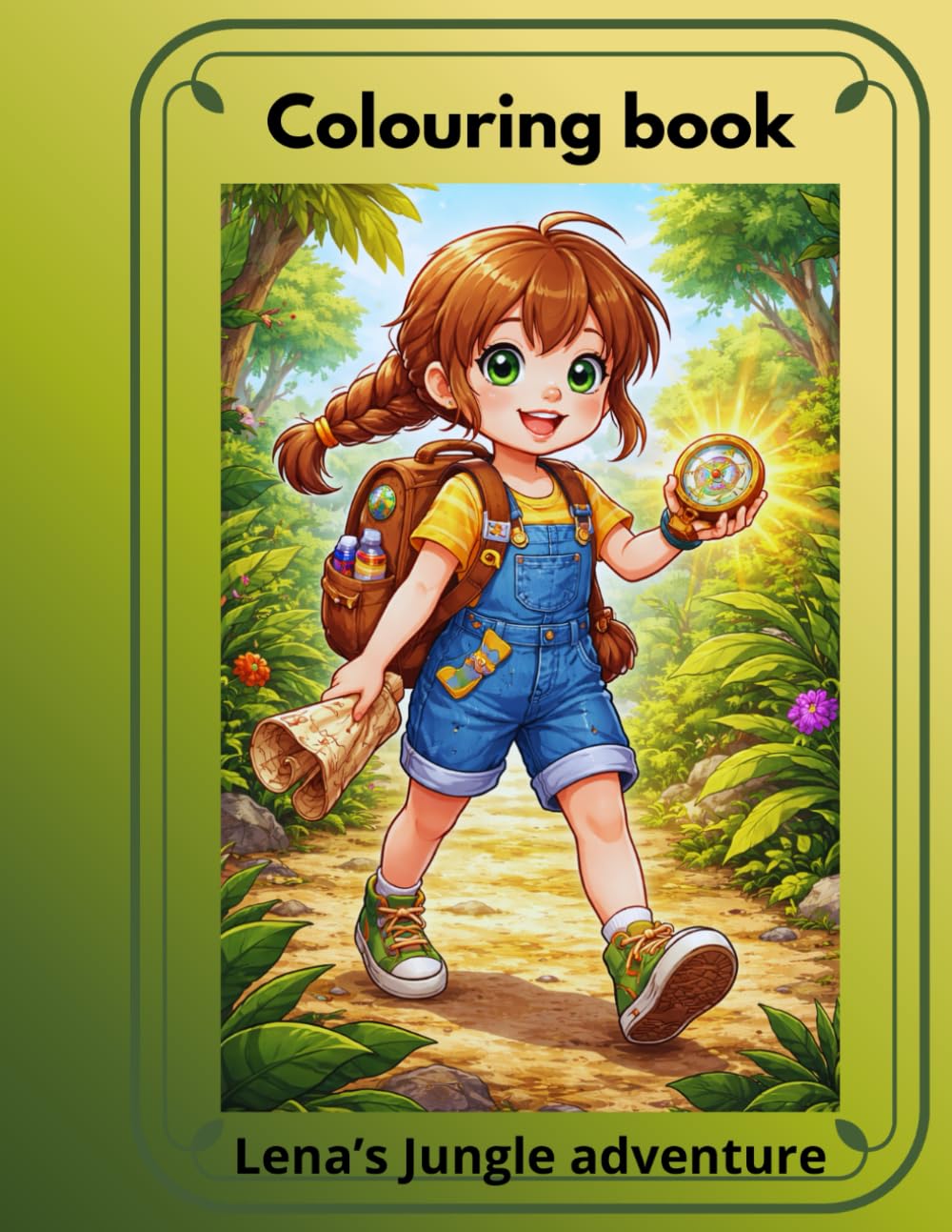 Colouring book.: Lena's Jungle adventure (Lena's Adventures.)