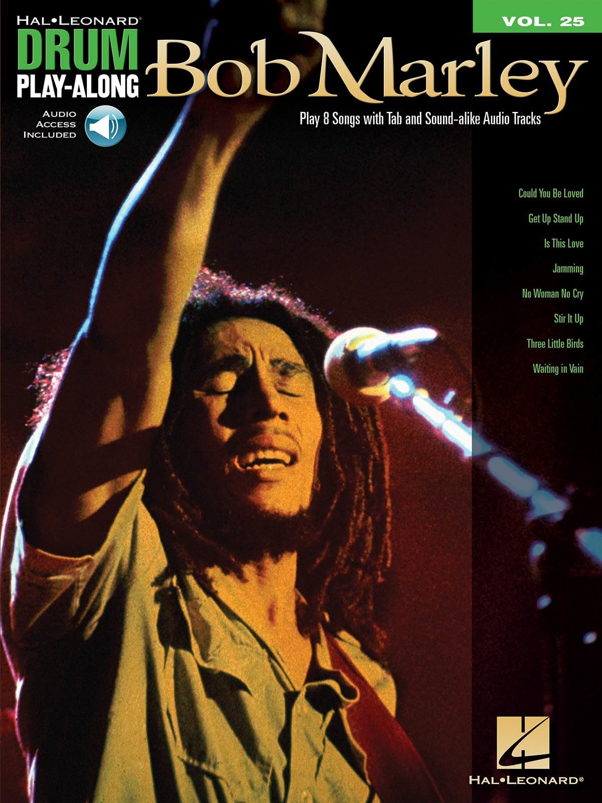 Drum Play Along Volume 25 Marley Bob Drums Bk/Cd (Hal Leonard Drum Play-Along)