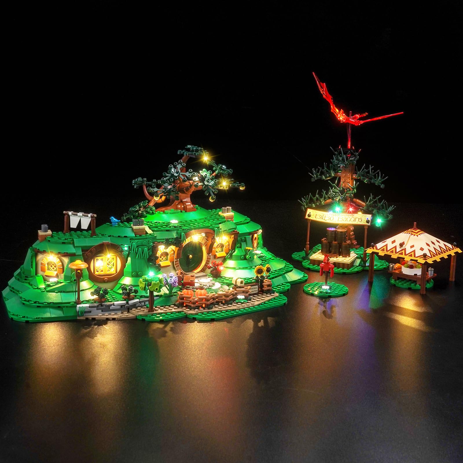 BrickBling LED Light Compatible with Lego 10354 The Shire- Not Come with Model (Classic Version Light)