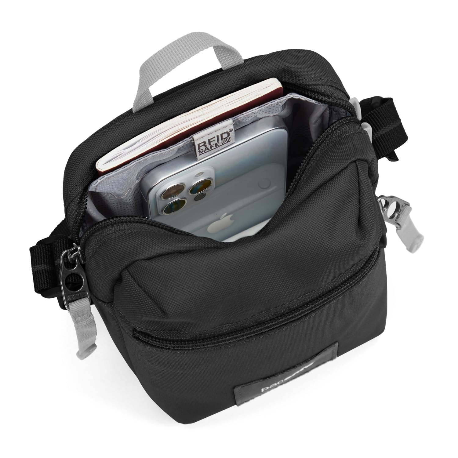Pacsafe Go Anti-diebstahl Micro Crossbody, Tracolla Unisex-Adulto, 1,5 l