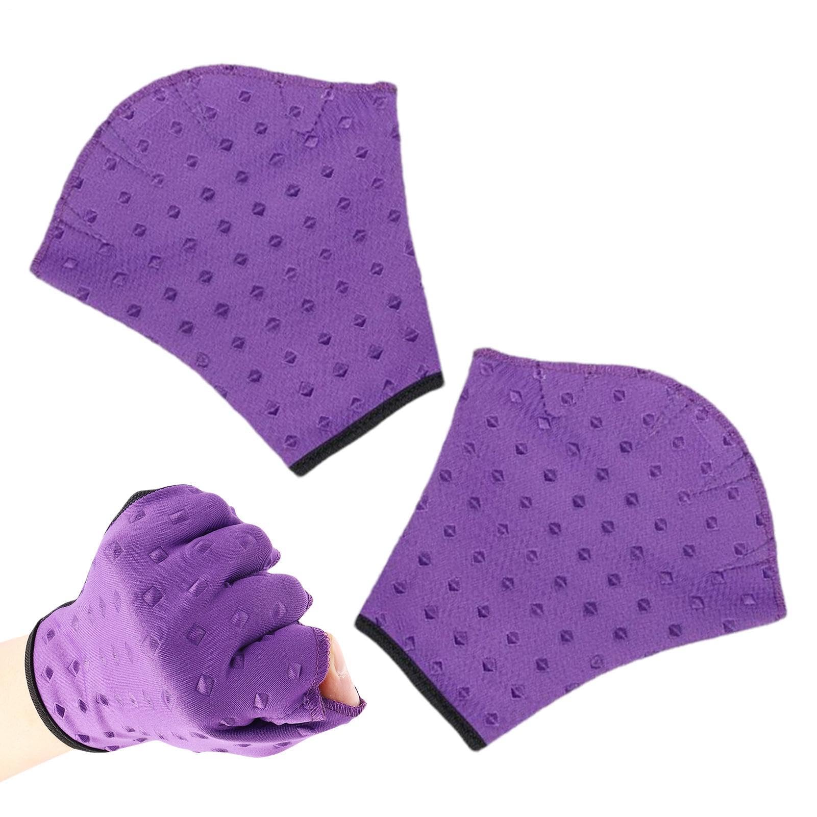 Schwimmhandschuhe, Schwimmhandschuhe Webbett, für Wassertraining - Fäustlinge Neopren mit Handgelenksgurt, Tauchgeschäft